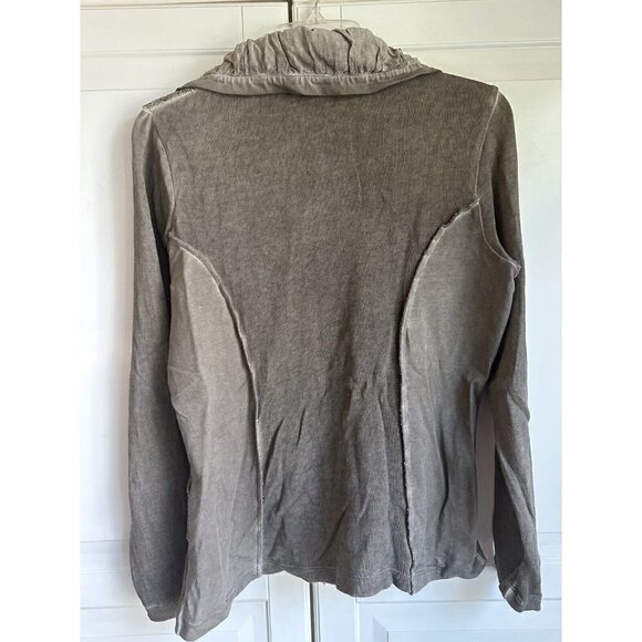 Biba Womens Medium Olive‎ Green Cotton Zip Casual Jacket - Picture 8 of 11